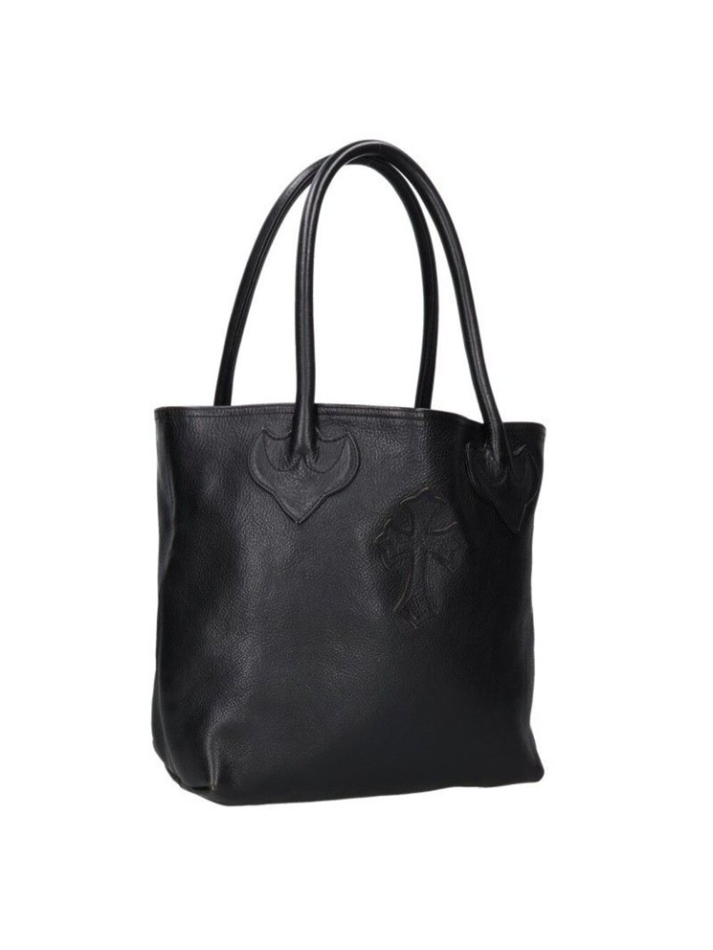 Chrome Hearts FS Tote Bag Leather with Cross Patch